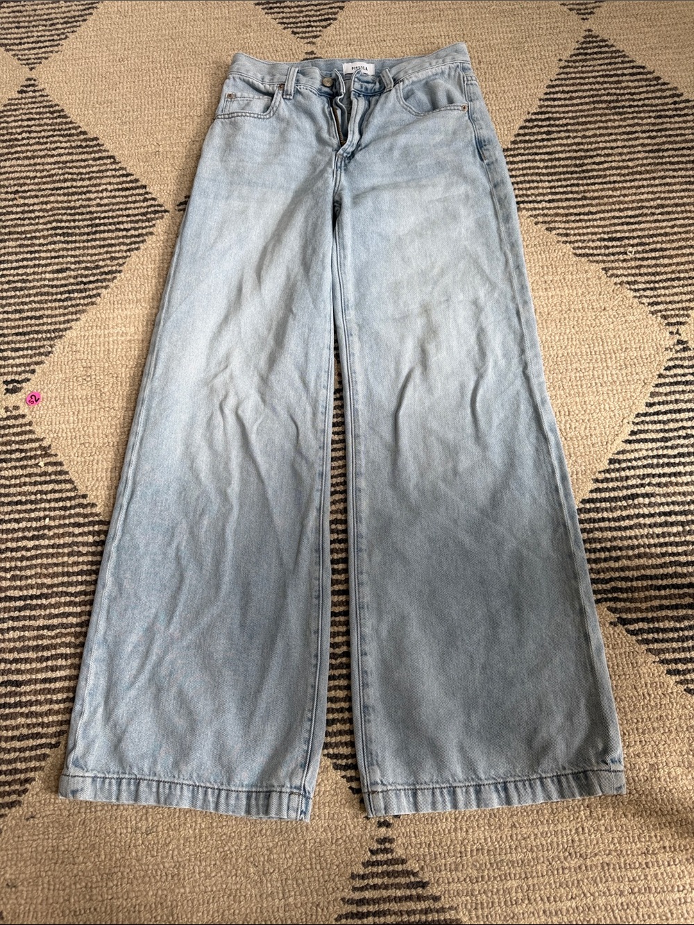 pistola Light Blue Wide-Leg Jeans. WORN ONCE